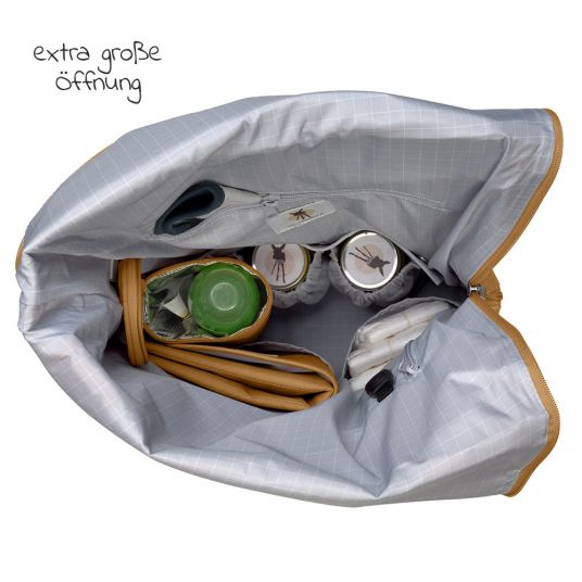 Lässig Wickelrucksack Green Label Rolltop Backpack - Curry