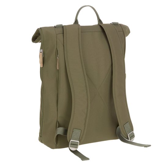 Lässig Green Label Rolltop Backpack Diaper Bag - Olive