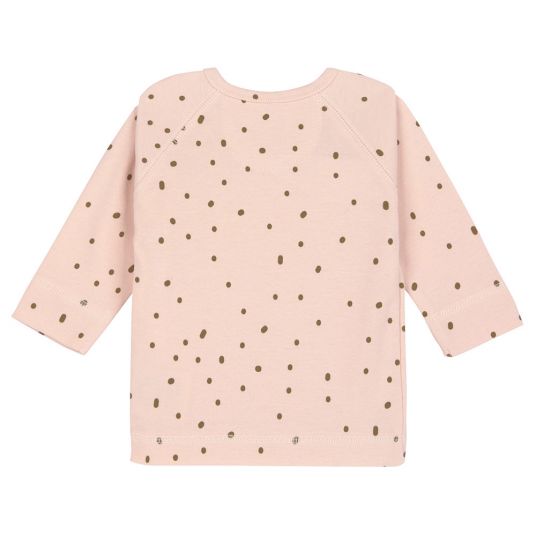 Lässig Camicia Kimono in cotone organico - Dots Powder Pink - Taglia 50/56