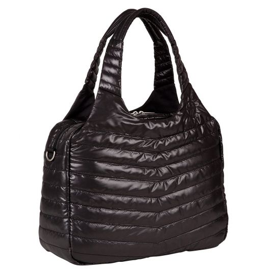 Lässig Wickeltasche Glam Global Bag Pop - Solid Black