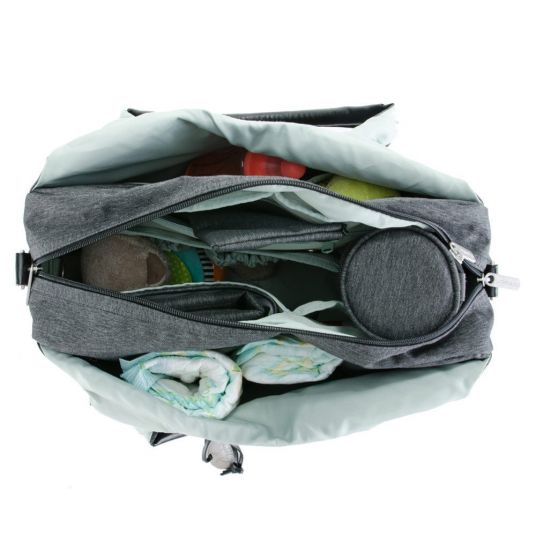 Lässig Diaper bag Green Label Global Bag - Ecoya Anthracite