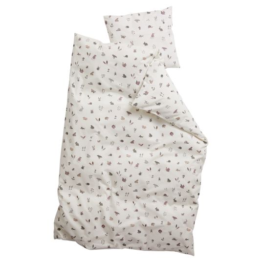 Leander Bettwäsche aus Bio-Baumwolle 100 x 135 cm / 40 x 60 cm - Dusty Rose