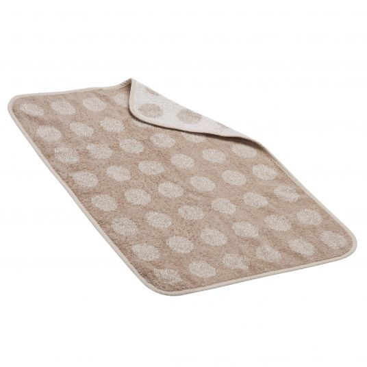 Leander Changing mat & changing pad set Matty wipeable incl. pad Topper and hooded bath towel Hoodie - Cappucino