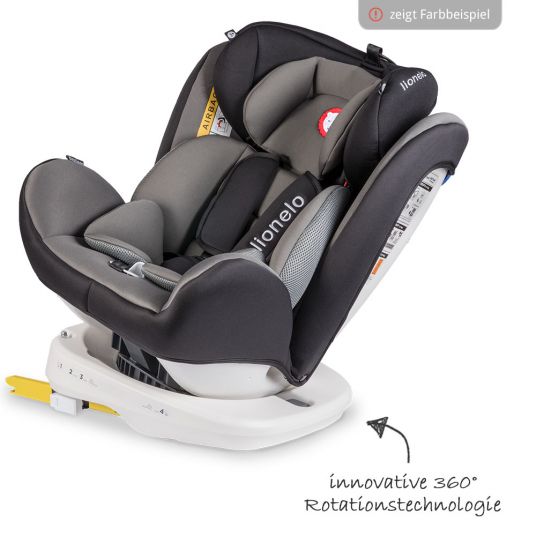 Lionelo Child seat - Bastiaan 360° - ISOFIX - Purple / White