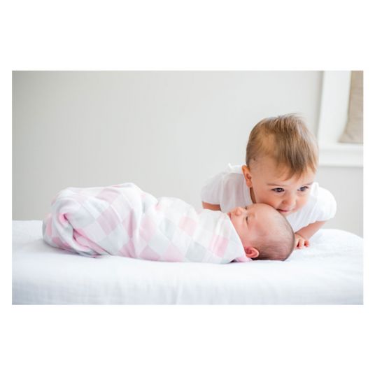 Lulujo Baby blanket cotton Luxe Baby - Pink