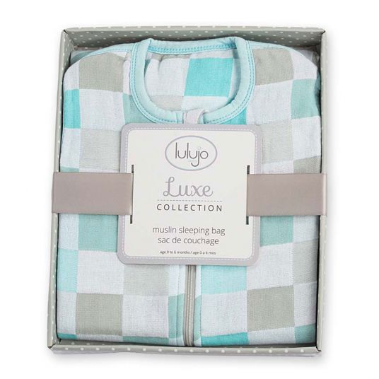 Lulujo Baby Luxe Sleeping Bag - Aqua