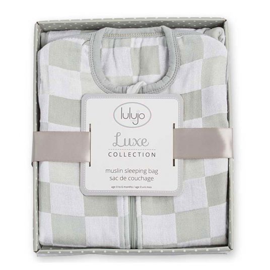 Lulujo Baby Luxe Sleeping Bag - Grey