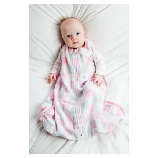 Lulujo Baby Luxe Sleeping Bag - Pink