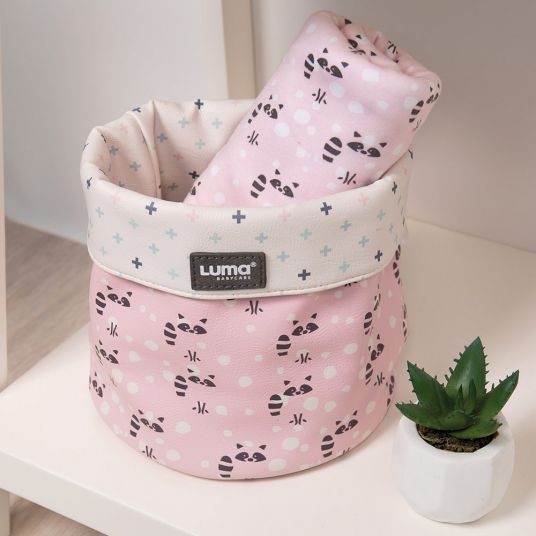 LUMA babycare Storage Basket Small - Racoon Pink