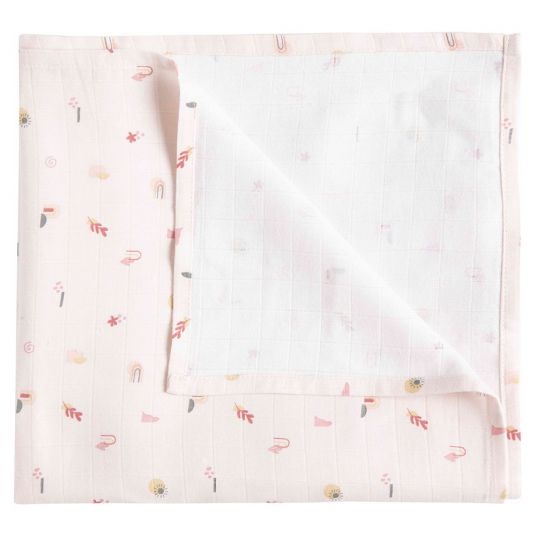 LUMA babycare Wrap & muslin cloth XL Muslin 110 x 110 cm - Sunset Shapes