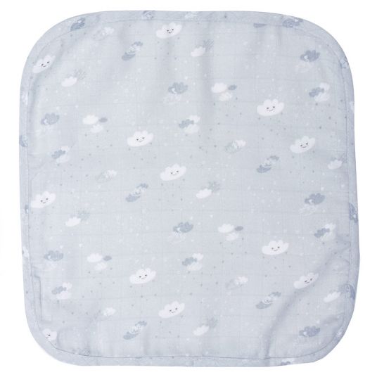 LUMA babycare Care cloth 3 pack muslin 32 x 32 cm - Lovely Sky