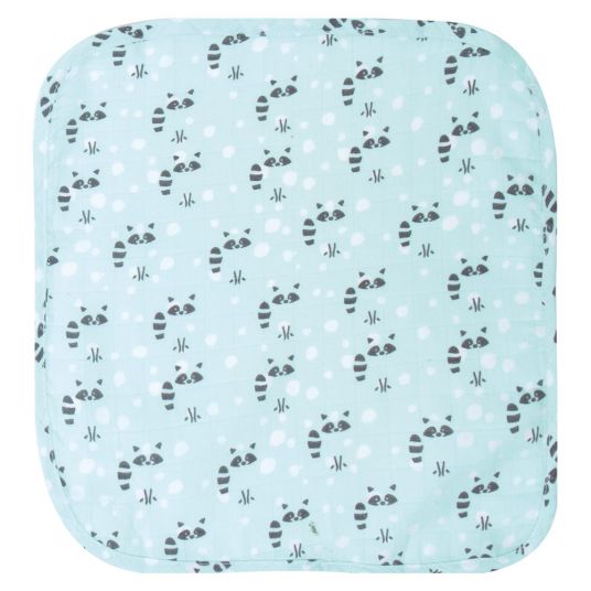 LUMA babycare Care cloth 3 pack muslin 32 x 32 cm - Racoon Mint