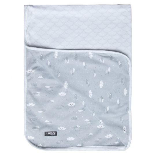 LUMA babycare Reversible blanket 75 x 100 cm - Lovely Sky