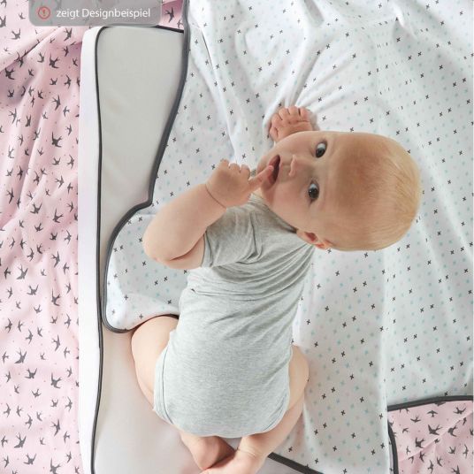 LUMA babycare Reversible blanket 75 x 100 cm - Peach Moon
