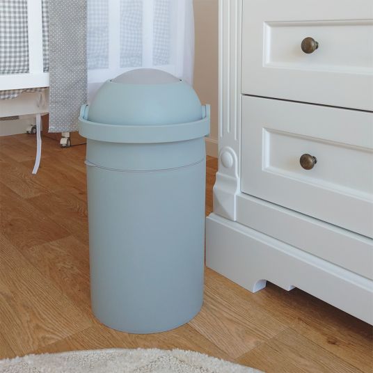 Magic Magic Majestic odorless diaper pail - for conventional bin liners incl. 1 roll with 15 original Magic diaper liners - green