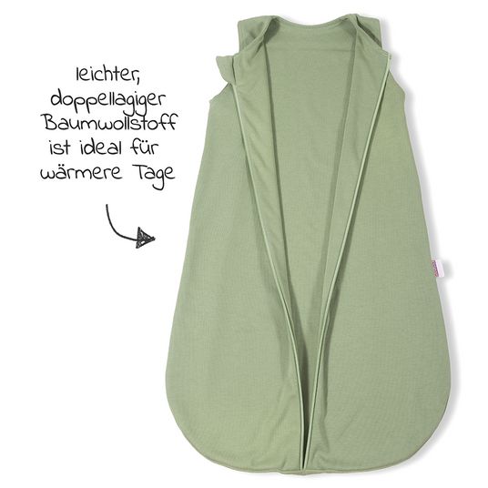 Makian Summer sleeping bag - Interlock - Olive - size 70 cm