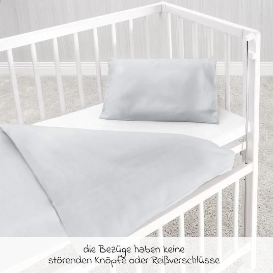 Makian Bedding 80 x 80 cm - Uni - Grey