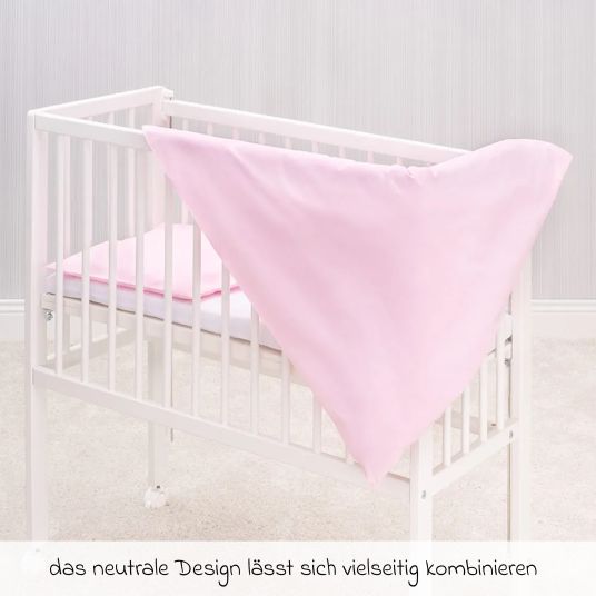 Makian Bed linen 80 x 80 cm - Uni Rosa