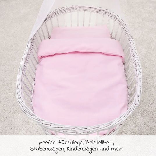Makian Biancheria da letto 80 x 80 cm - Uni Pink