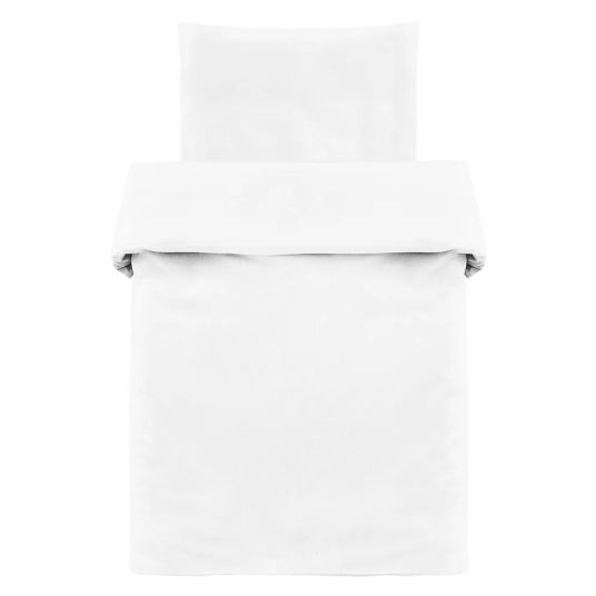 Makian Biancheria da letto 80 x 80 cm - Uni White