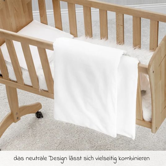 Makian Bed linen 80 x 80 cm - Uni White
