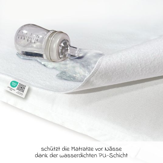 Makian Waterproof bed liner / mattress pad - molton 70 x 100 cm