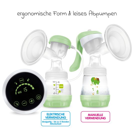 MAM 2in1 breast pump electric or manual use