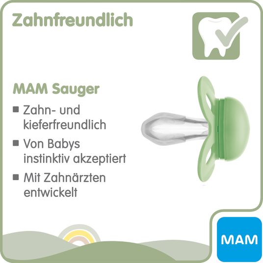 MAM 5-tlg. Starter Set Welcome to the world - 3 PP-Flaschen Easy Start Anti-Colic, Schnuller Start & Schnullerkette - Beige