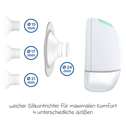 MAM Elektrische Doppelmilchpumpe Hands-free