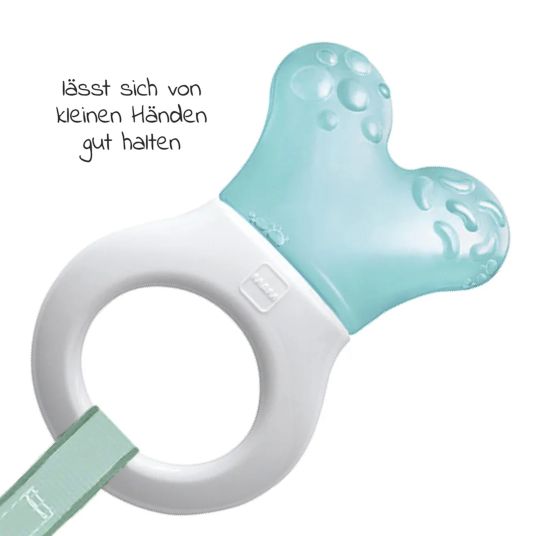 MAM Cooling Bite Ring Mini Cooler & Clip - Turquoise