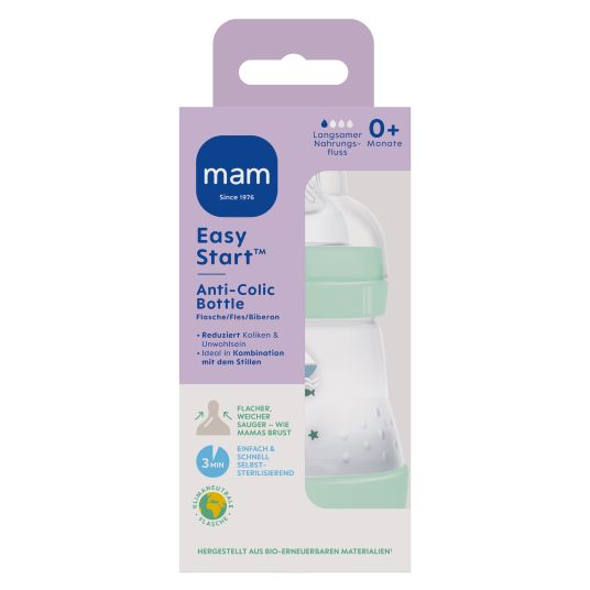 MAM PP bottle Easy Start Anti-Colic 160 ml - Boat - Mint