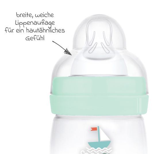 MAM PP bottle Easy Start Anti-Colic 160 ml - Boat - Mint