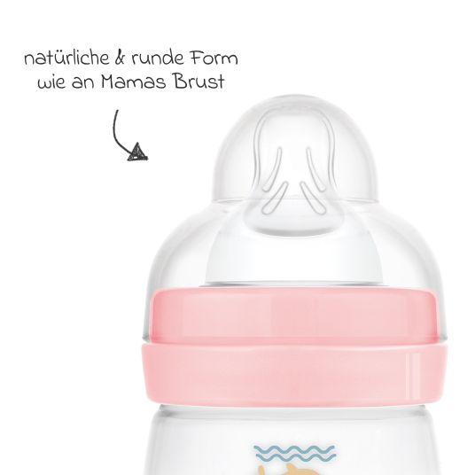 MAM PP bottle Easy Start Anti-Colic 160 ml - Dolphin - Pink