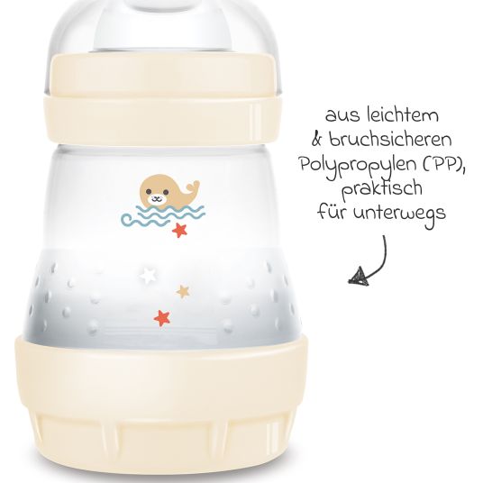 MAM PP bottle Easy Start Anti-Colic 160 ml - Seal - Beige