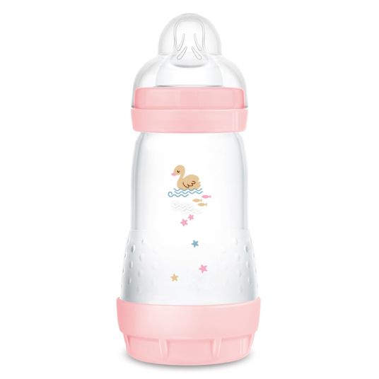 MAM PP bottle Easy Start Anti-Colic 260 ml - Duck - Pink