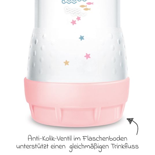 MAM PP-Flasche Easy Start Anti-Colic 260 ml - Ente - Rosa