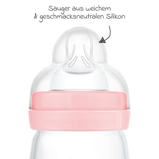 MAM PP bottle Easy Start Anti-Colic 260 ml - Duck - Pink