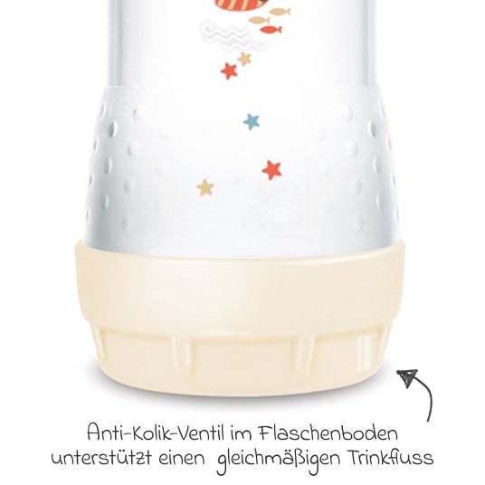 MAM PP-Flasche Easy Start Anti-Colic 260 ml - Fisch - Beige