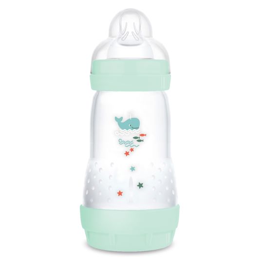 MAM PP bottle Easy Start Anti-Colic 260 ml - Whale - MInt