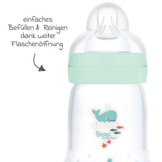 MAM PP-Flasche Easy Start Anti-Colic 260 ml - Wal - MInt