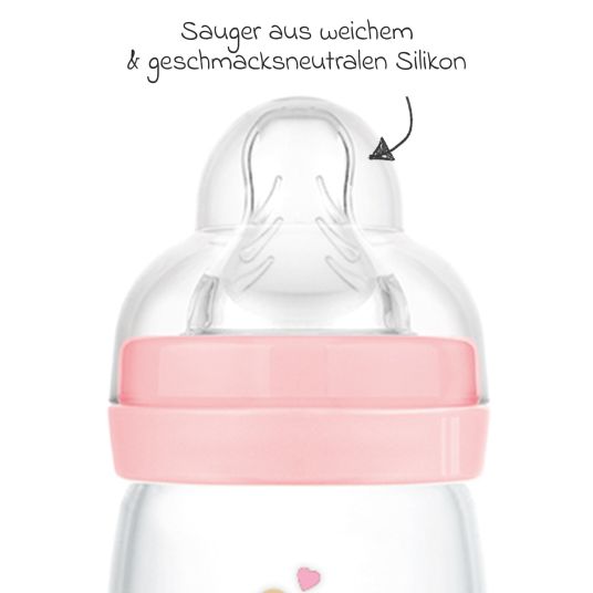 MAM PP bottle Easy Start Anti-Colic 320 ml - Ducks - Pink