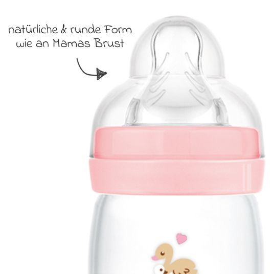 MAM Bottiglia in PP Easy Start Anti-Colic 320 ml - Anatre - Rosa