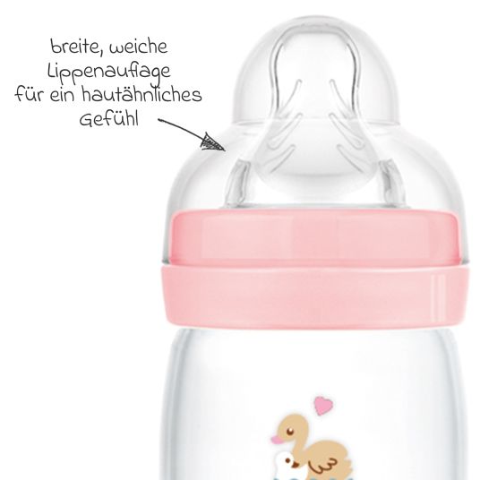 MAM PP bottle Easy Start Anti-Colic 320 ml - Ducks - Pink