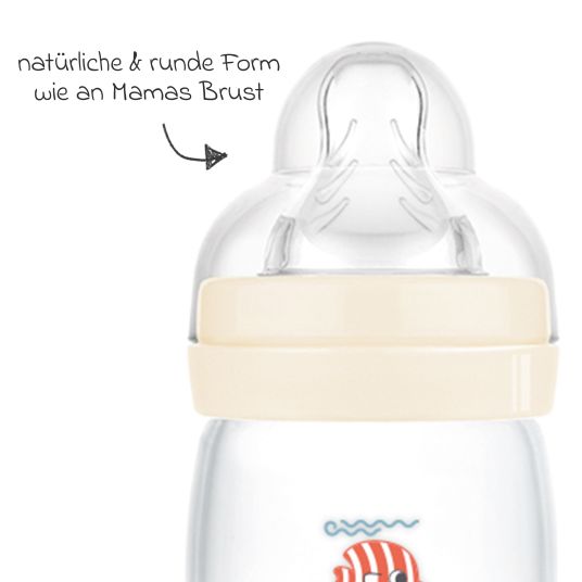 MAM PP bottle Easy Start Anti-Colic 320 ml - Fish - Beige