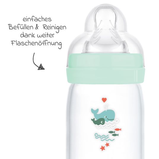 MAM PP-Flasche Easy Start Anti-Colic 320 ml - Wale - MInt