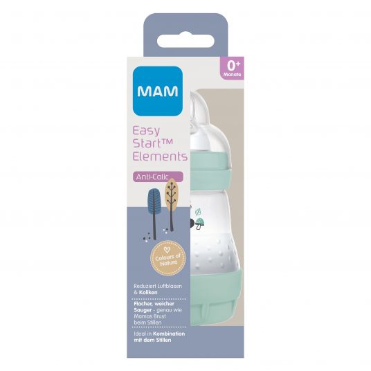 MAM PP-Flasche Easy Start Anti-Colic Elements 160 ml - Waschbär