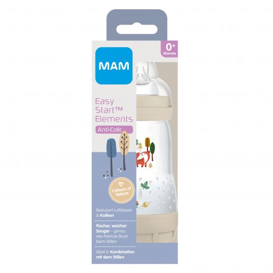 MAM PP bottle Easy Start Anti-Colic Elements 260 ml - Fox