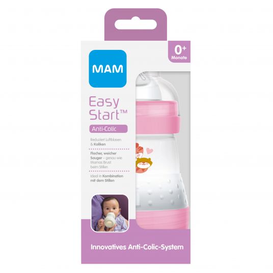 MAM PP bottle Easy Start Anti-Colic 160 ml - silicone size 1 - Tiger