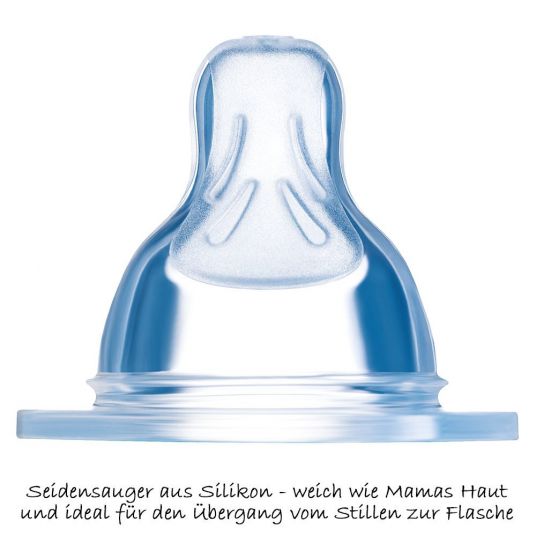 MAM PP-Flasche Easy Start Anti-Kolik 260 ml - Silikon 1 Loch - für Jungen