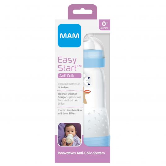 MAM Bottiglia in PP Easy Start Anti-Colic 260 ml - silicone misura 1 - orso